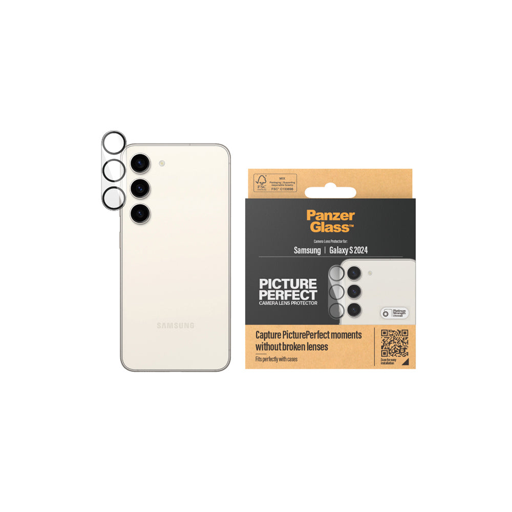 2PK PanzerGlass PicturePerfect Camera Lens Protector For Samsung Galaxy S24