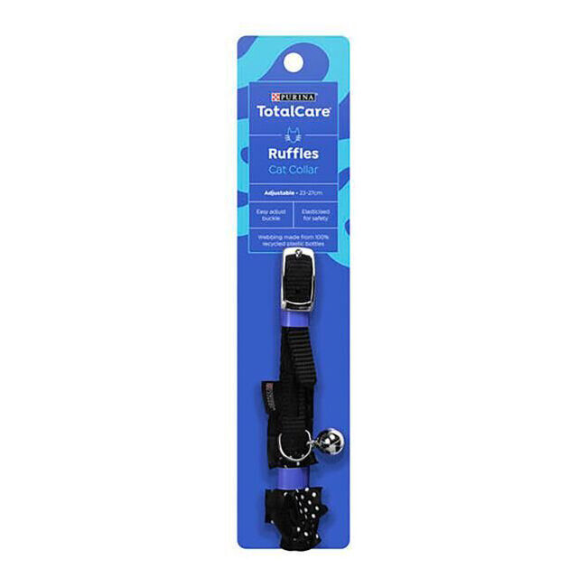 3PK Purina Total Care High-Visibility Cat Collar Assorted Neck Strap
