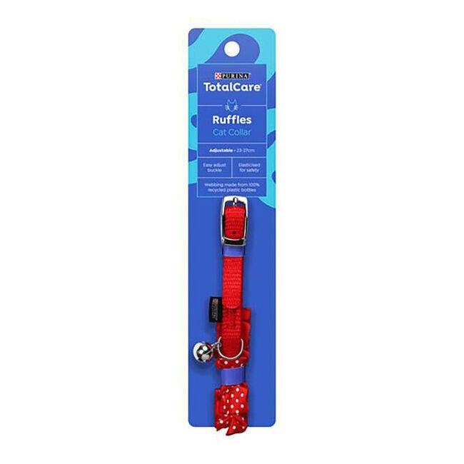 3PK Purina Total Care High-Visibility Cat Collar Assorted Neck Strap