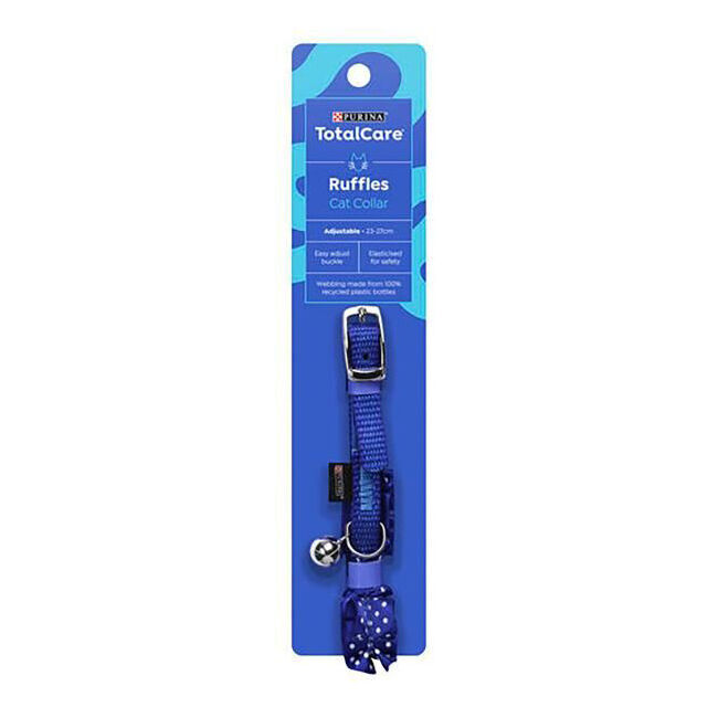 3PK Purina Total Care High-Visibility Cat Collar Assorted Neck Strap