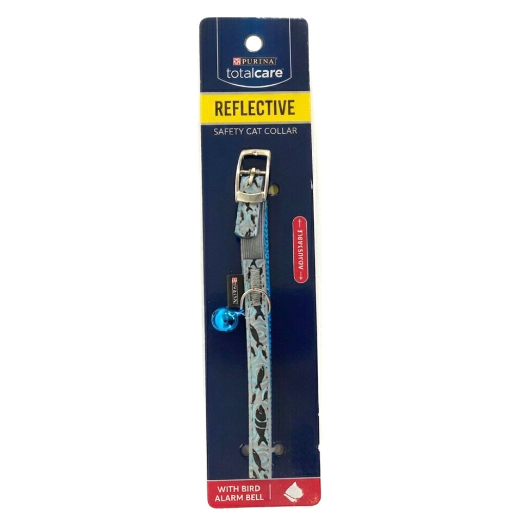 3PK Purina Total Care High-Visibility Cat Collar Assorted Neck Strap