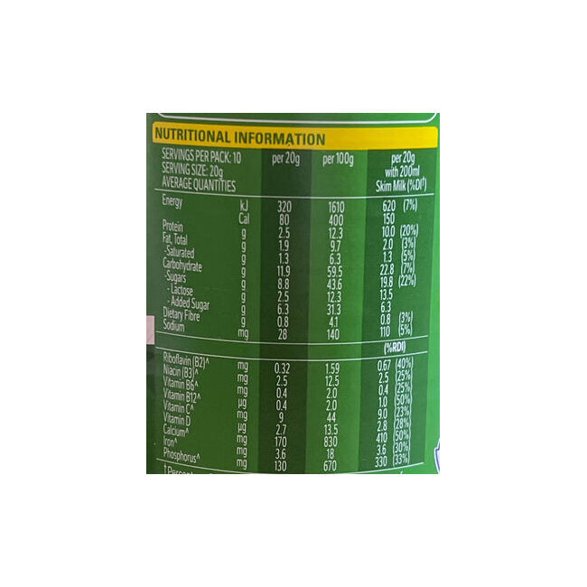 6x 12pc Nestle Milo Tin Can Malted Powdered Chocolate Drink 200g