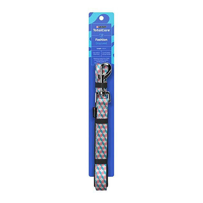 3PK Purina Total Care Dog Lead Fashion 120cm Asst Walking Leash