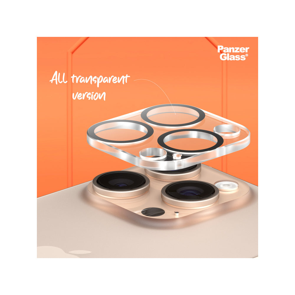 2PK PanzerGlass Picture Perfect Lens Protector For iPhone 16 Pro Max