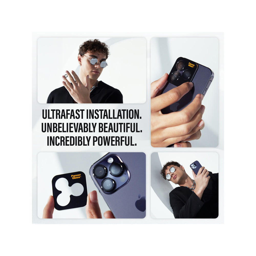 2PK PanzerGlass Ceramic Hoops Lens Protector For iPhone 16 Pro Max