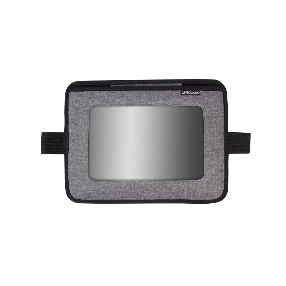 Childcare 2-In-1 Car Mirror and Universal Tablet Holder Grey