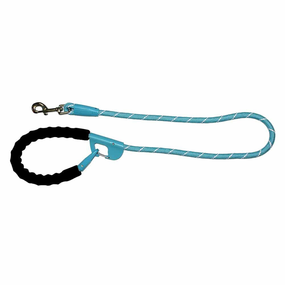 2PK Annabel Trends Sturdy Easy Snap & Stay Secure Dog Leash Aqua