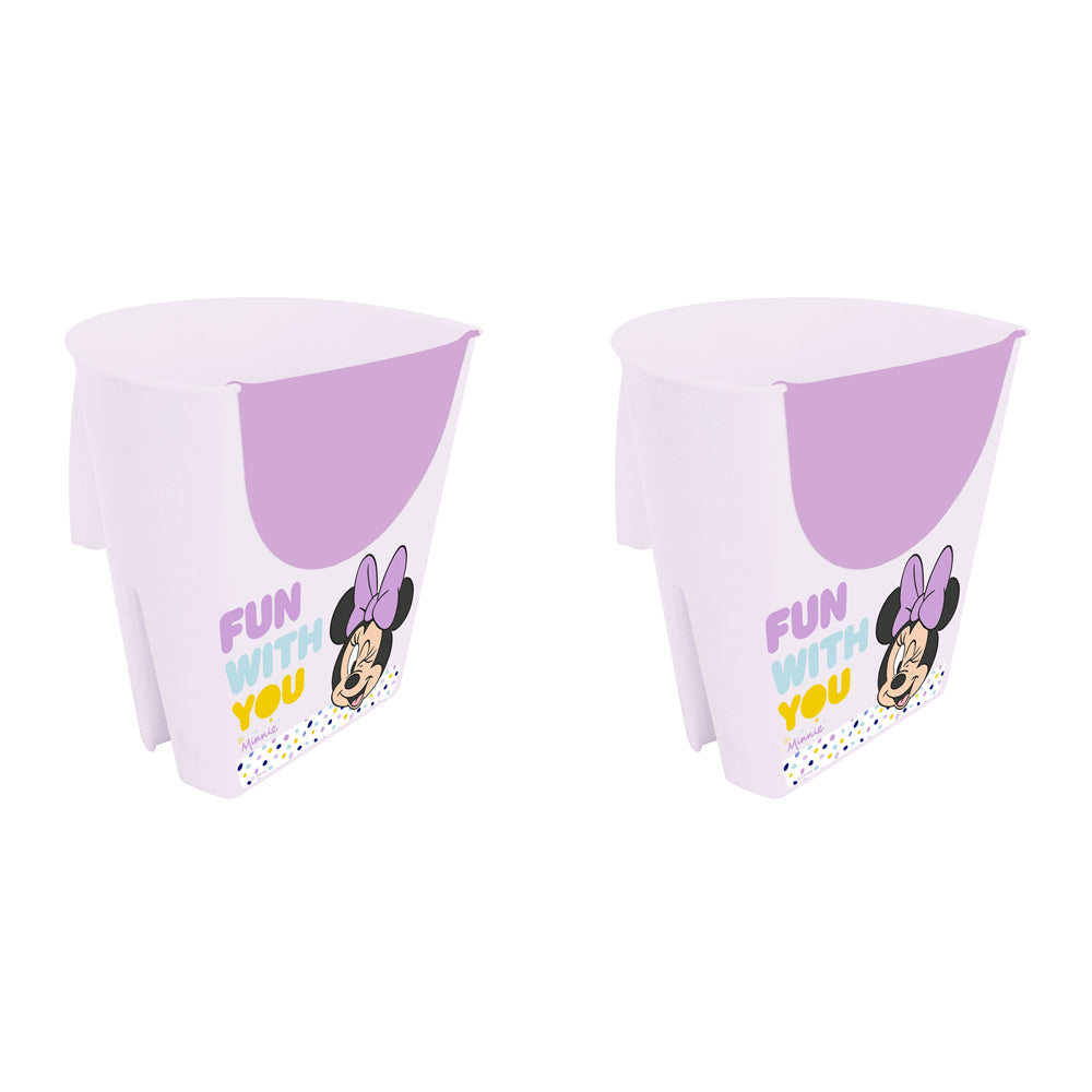 2PK Minnie Mouse Plastic Shampoo Rinser w/ Handle - Purple