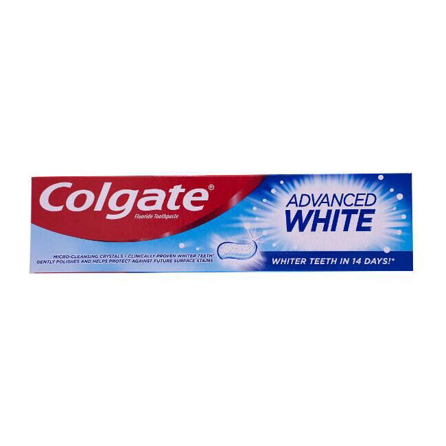 6PK Colgate Advance White Flouride Toothpaste Tube 147g Teeth Cleaner