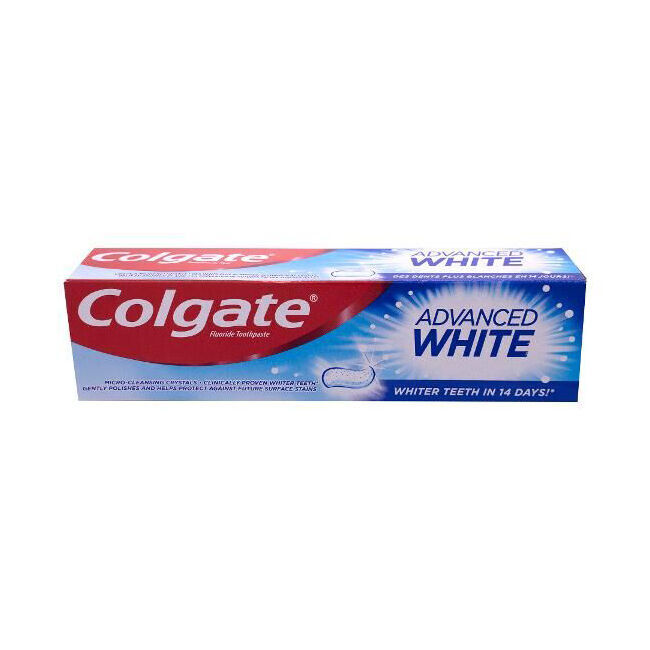 6PK Colgate Advance White Flouride Toothpaste Tube 147g Teeth Cleaner