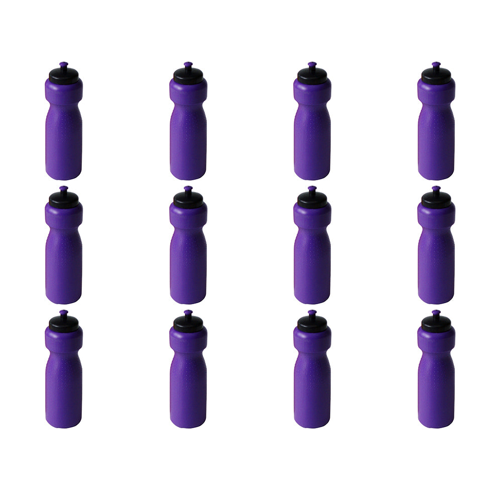 12PK Homeleisure Plastic 750ml Drink Sports Bottle Assorted