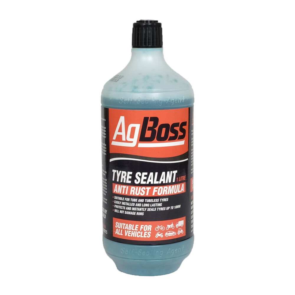 AgBoss Puncture Shield Tyre Sealant W/ Anti Rust Formula 1 Litre