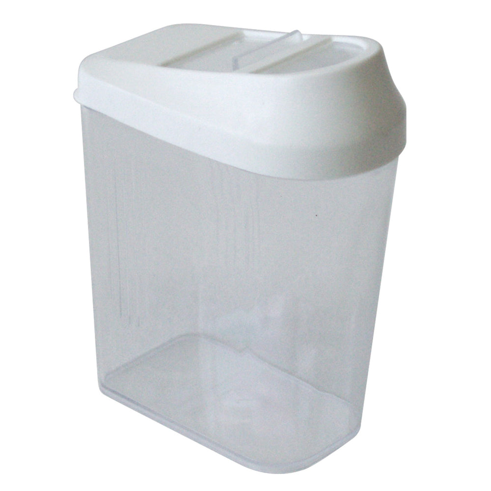 12PK Homeleisure Store & Pour Plastic 250ml Container Clear/White
