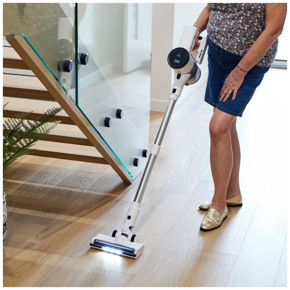 i-Vac X25 Stick Vacuum Cordless Multi-Cyclone Motorised Power Head 25m Runtime