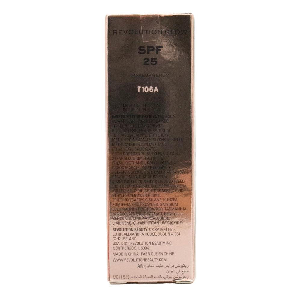 6PK Revolution Lightweight Makeup Serum SPF 25 Glow Face Skin Care 18ml