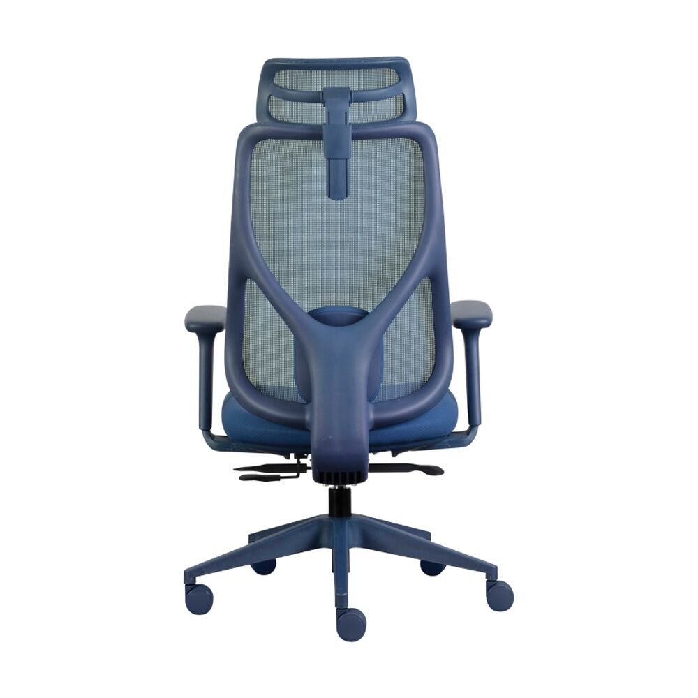 Mondo Scout Chair Ergonomic Office Work W/ Mesh Back & Lumbar Support Navy