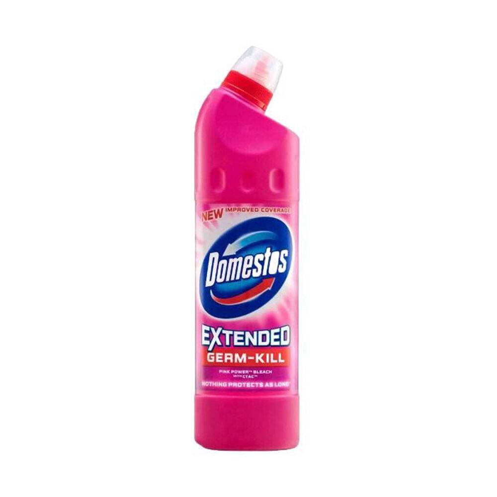 9PK Domestos Pink Power Thick Bleach Disinfectant Cleaner 750ml