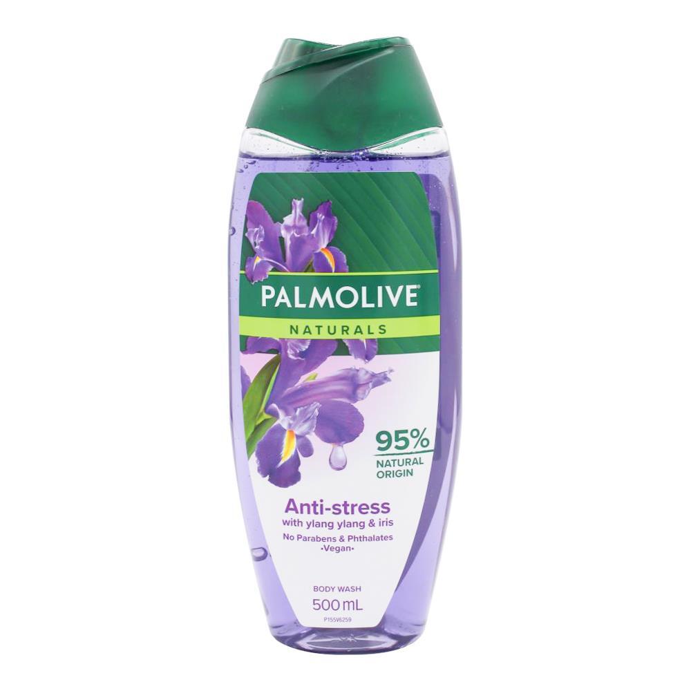 3PK Palmolive Naturals 500ml Body Wash Anti-Stress w/ Ylang Ylang & Iris