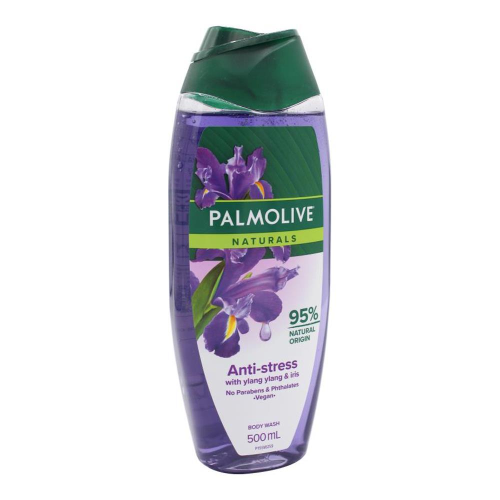3PK Palmolive Naturals 500ml Body Wash Anti-Stress w/ Ylang Ylang & Iris