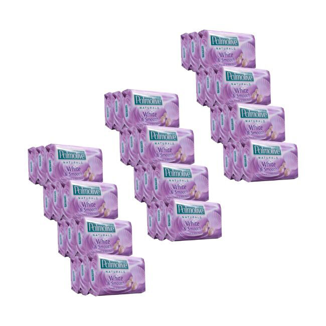 12x 3pc Palmolive Naturals Pearl Powder & Milk Protein Soap Bar 80g
