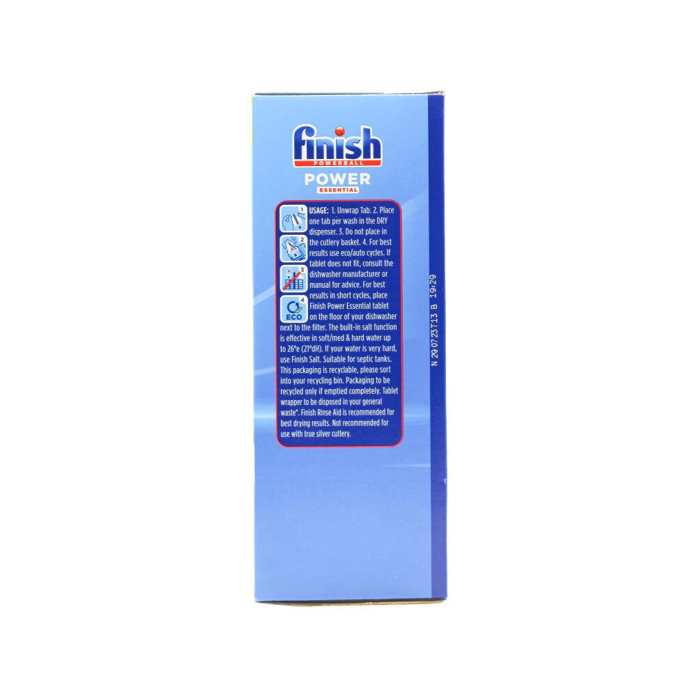 4PK  100pc Finish Power Essential Dishwasher Smaller Cleaning Tablets