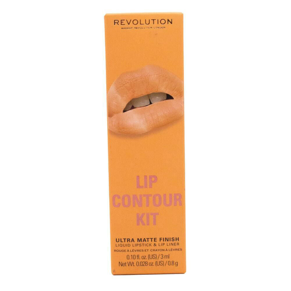 3x 2pc Revolution Lip Contour Kit Liquid Lipstick & Liner Matte 0.8g Lover