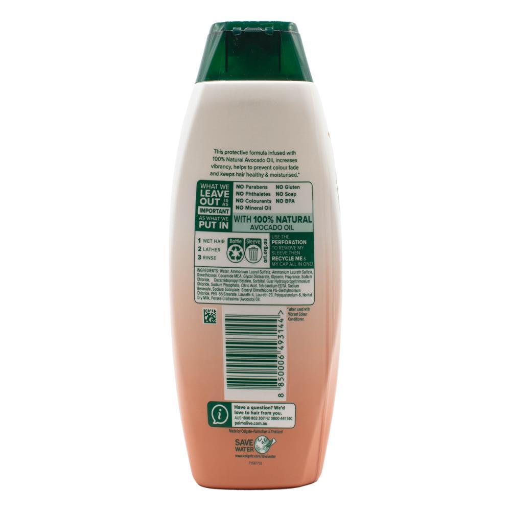 8PK Palmolive Naturals 350ml Shampoo Vibrant Colour Avocado