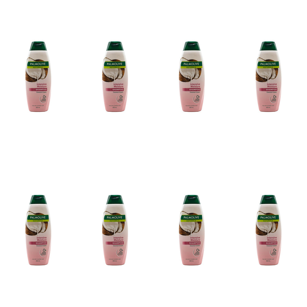 8PK Palmolive 350ml Shampoo Intensive Moisture Coconut Cream