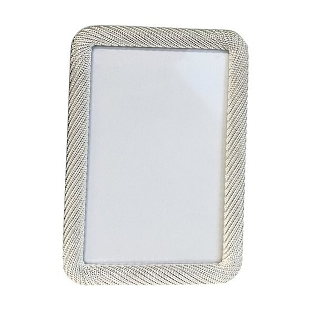 4PK SS Collective Silver Ascot Frosted Swirl Modern Photo Frame Rectangle 4x6