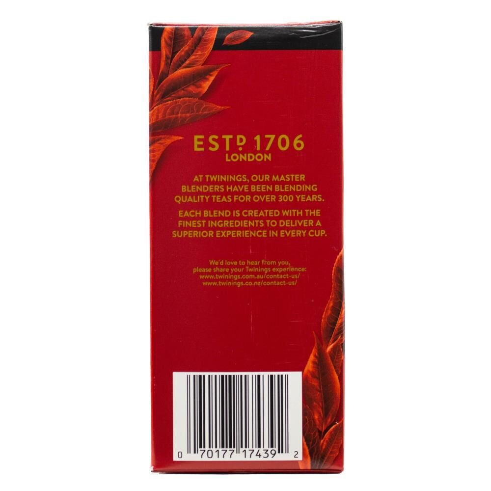 24x 40pc Twinings English Breakfast Pure Black Tea Bag 100g Extra Strong