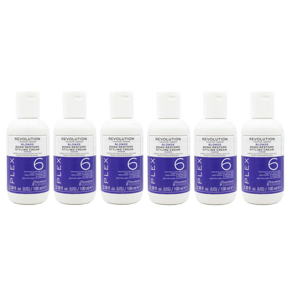 6PK Revolution Bond Restore Styling Cream Blonde For All Hair Types 100ml