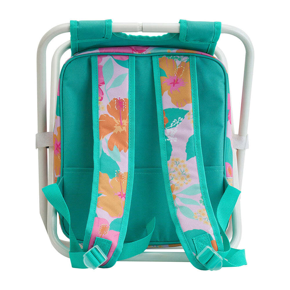 2PK Annabel Trends Picnic Cooler Chair w/ Insulated Bag - Hibiscus