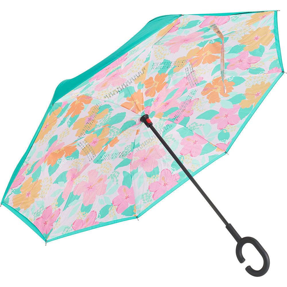 2PK Annabel Trends Reverse Umbrella Inverted 81x10cm - Hibiscus