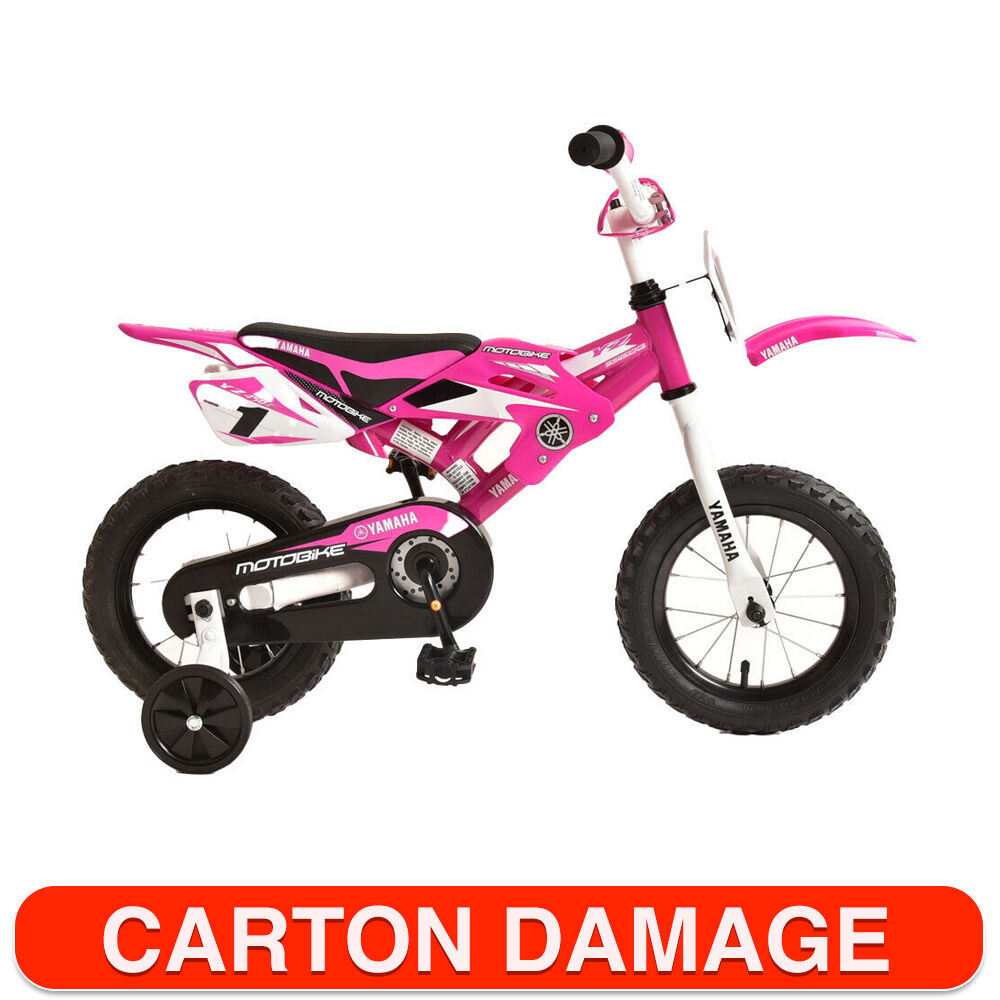 Yamaha Kids/Children MotoBike Child’s BMX Girls Youth 12" Bicycle - Pink 3y+