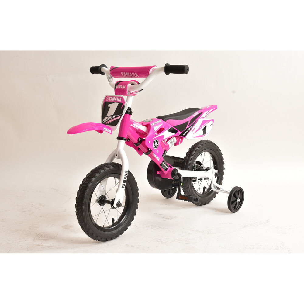 Yamaha Kids/Children MotoBike Child’s BMX Girls Youth 12" Bicycle - Pink 3y+
