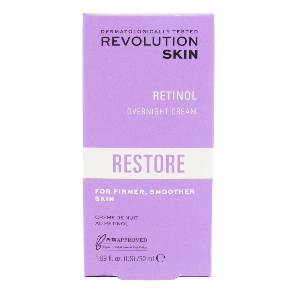 3PK Revolution 50ml Anti-Aging Retinol Overnight Cream Restore Face Skin Care