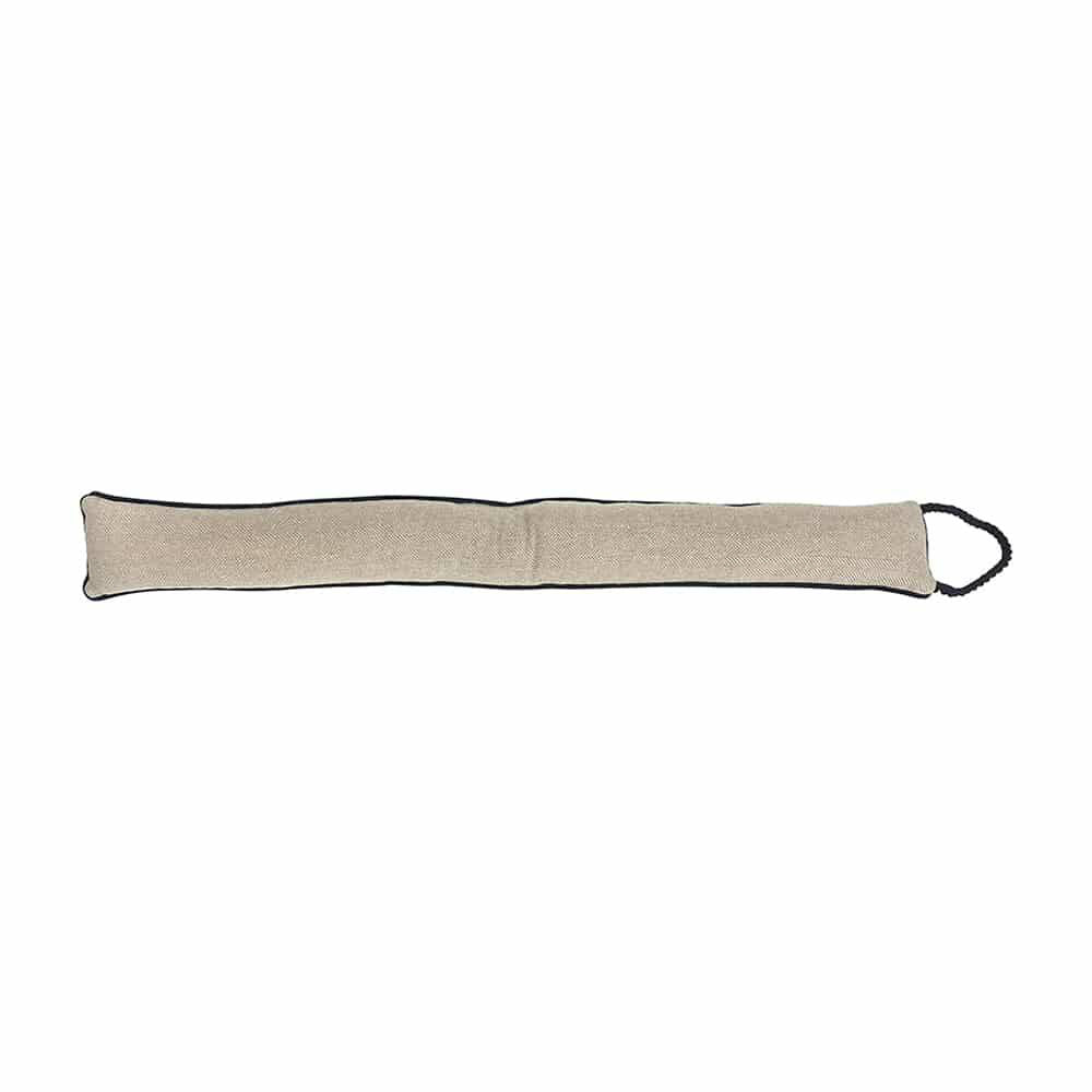 2PK Annabel Trends Herringbone Draught Stopper 12x93cm - Light Grey