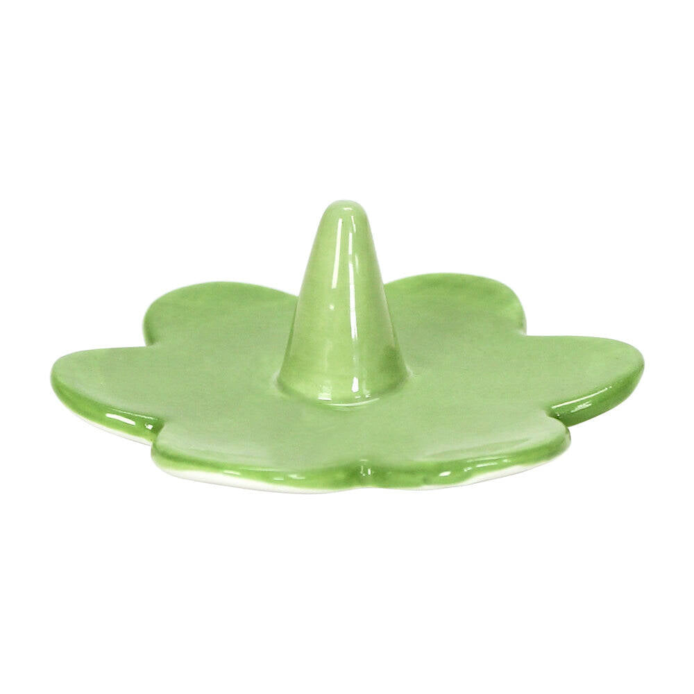 3PK Annabel Trends Daisy Ceramic Ring Holder 9x3cm - Green