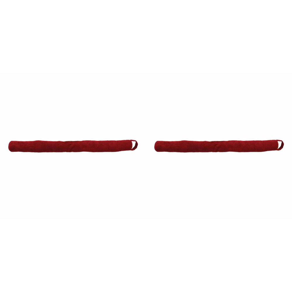 2PK Annabel Trends Waffle Door/Draught Stopper 98cm - Red