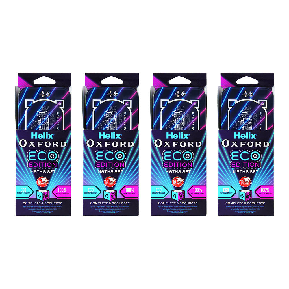 4PK Helix Oxford Cyber Eco Edition Complete & Accurate Maths Set Matrix