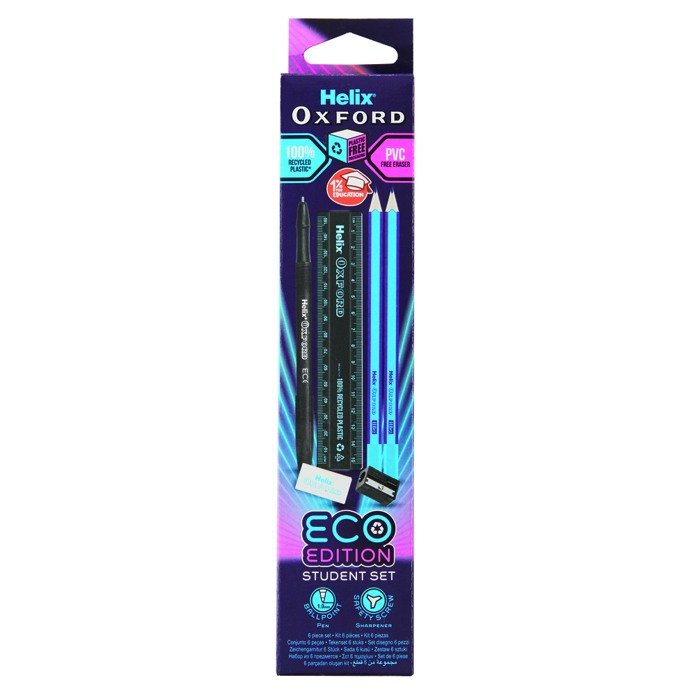 30pc Helix Oxford Cyber Eco Edition Student Set Matrix