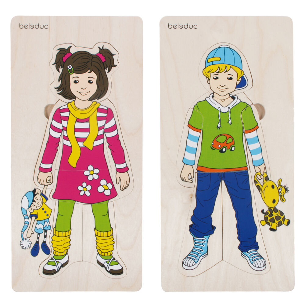 7pc Beleduc Layer Puzzle Anika & Denis Science Educational Toy Kids - 3y+