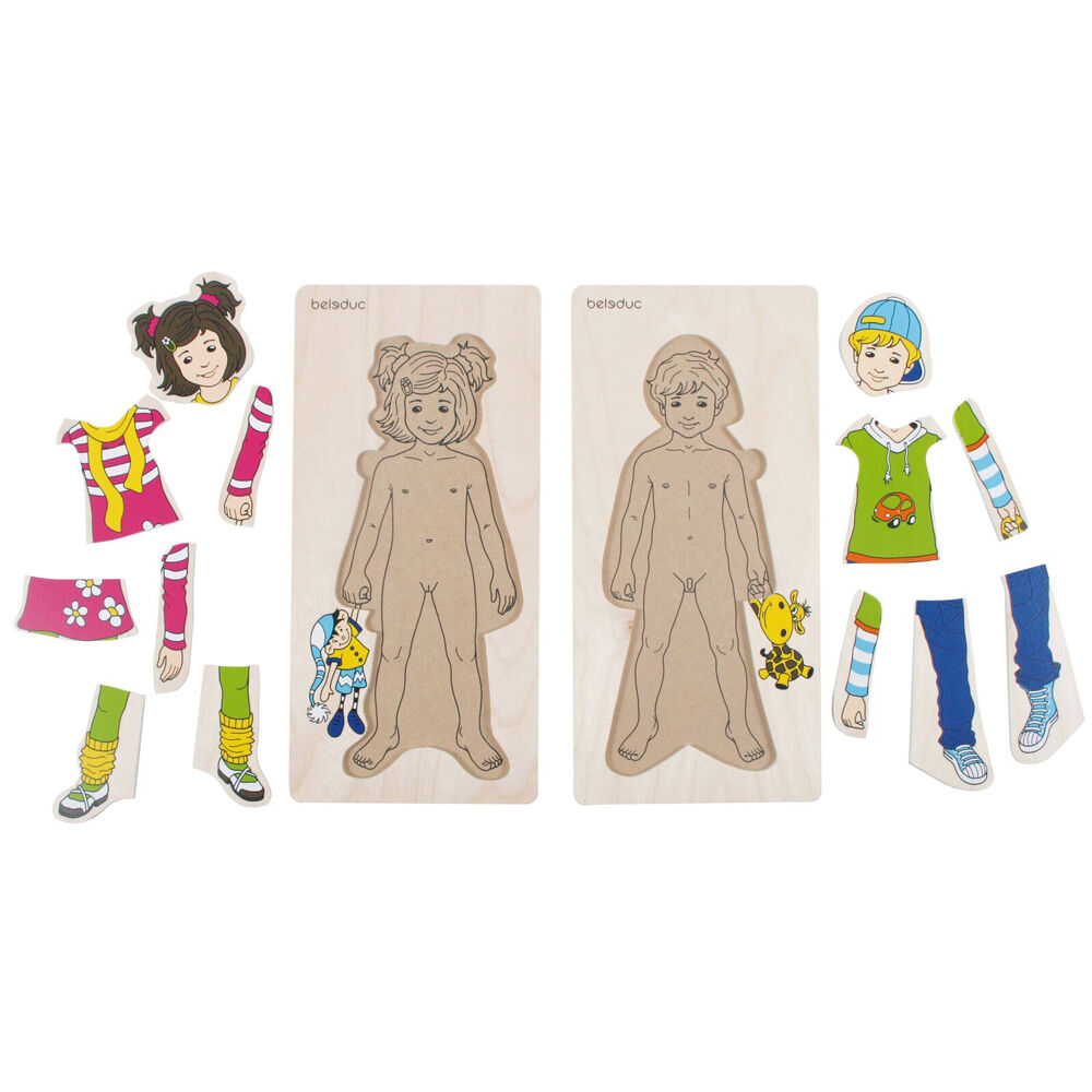 7pc Beleduc Layer Puzzle Anika & Denis Science Educational Toy Kids - 3y+