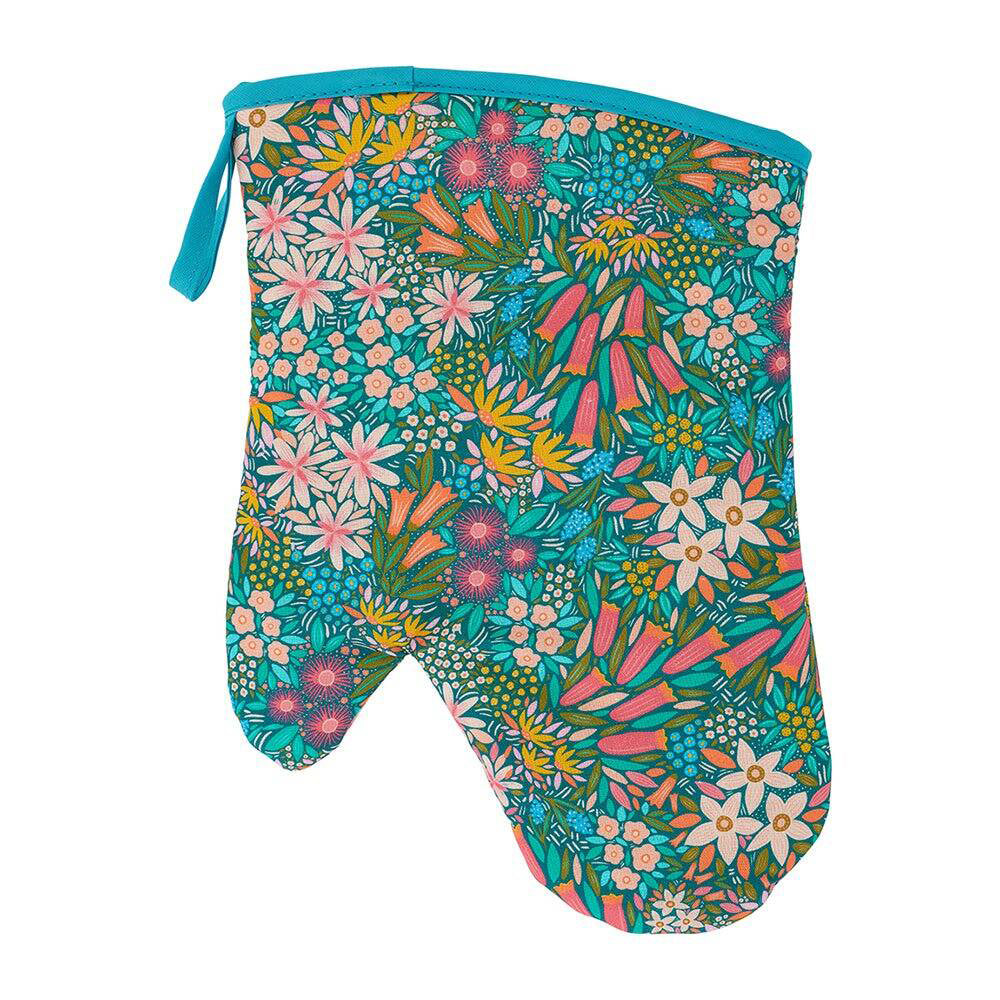 2PK Annabel Trends Cotton Single Oven Mitt 18x26cm - Field of Flowers