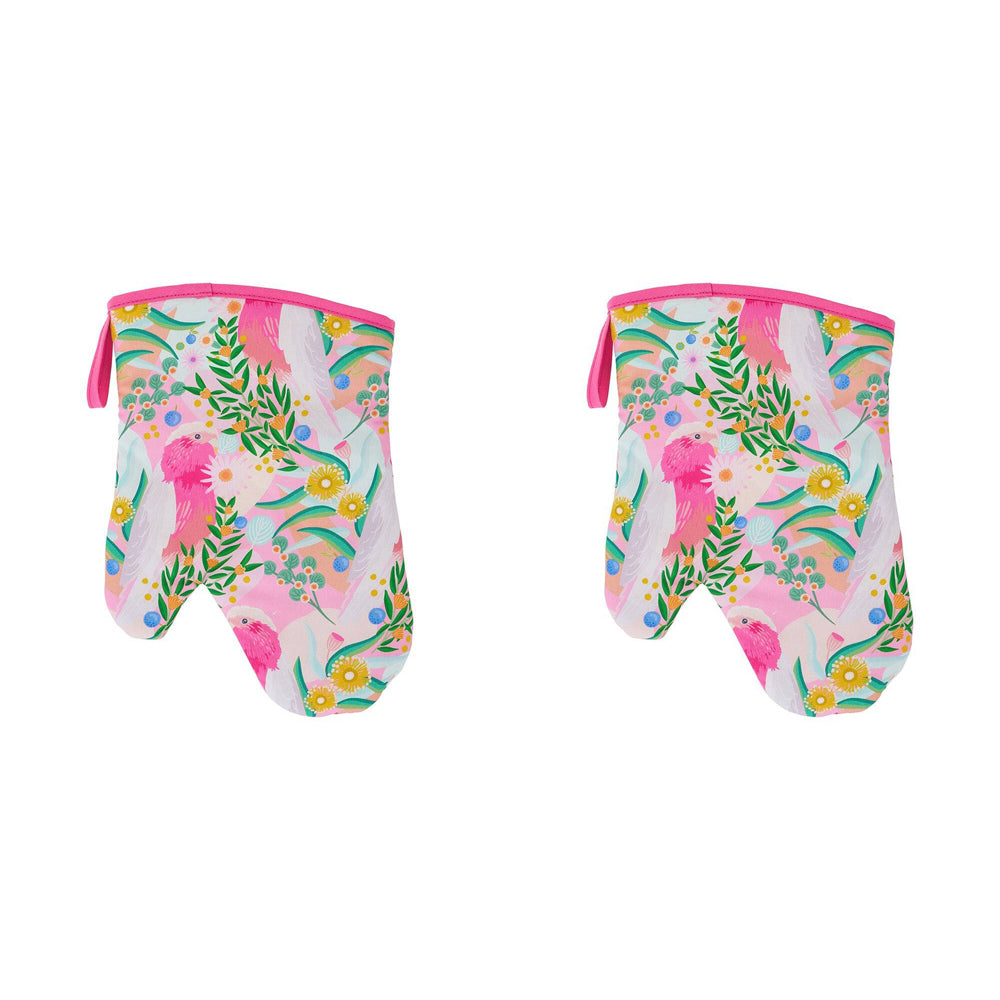 2PK Annabel Trends Cotton Single Oven Mitt 18x26cm - Galah