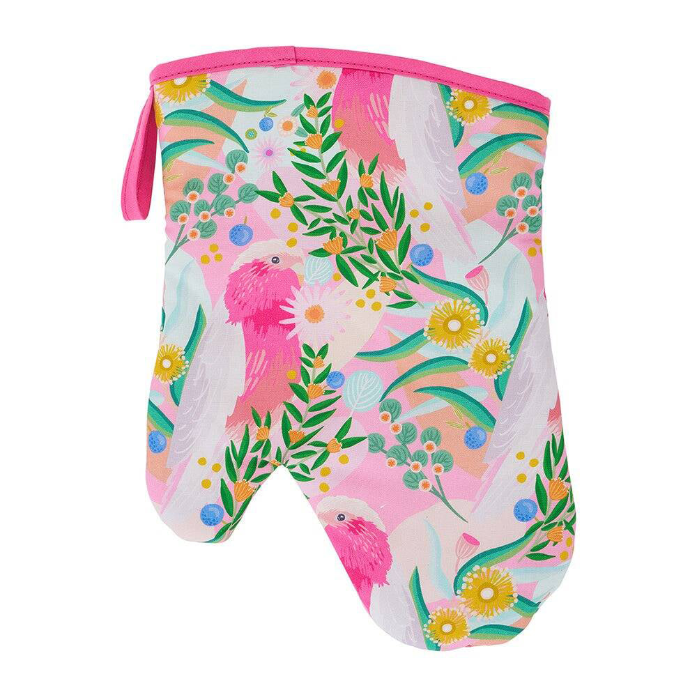 2PK Annabel Trends Cotton Single Oven Mitt 18x26cm - Galah