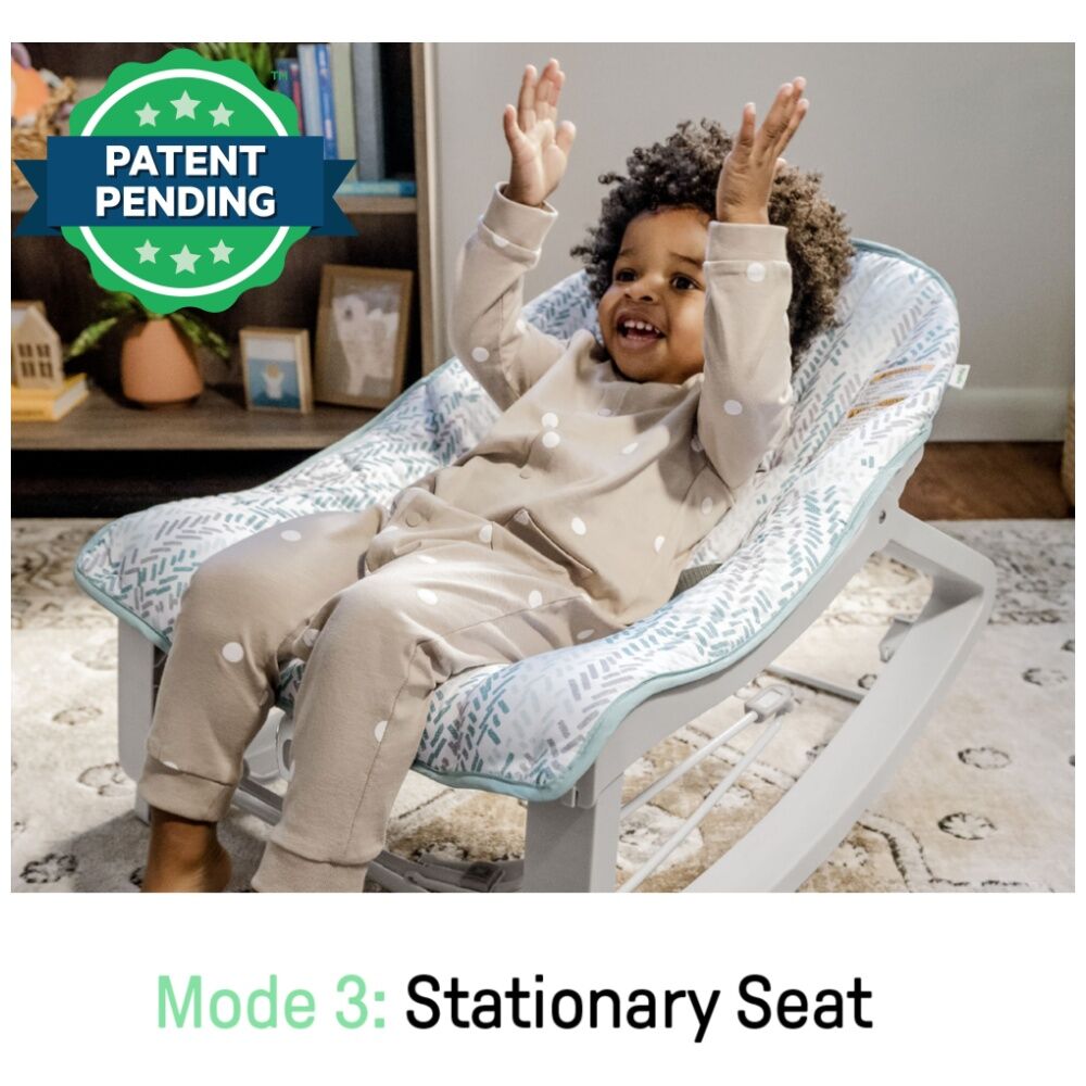 Ingenuity Keep Cozy 3 in 1 Grow with Me Baby Bounce & Rock Seat 0m+