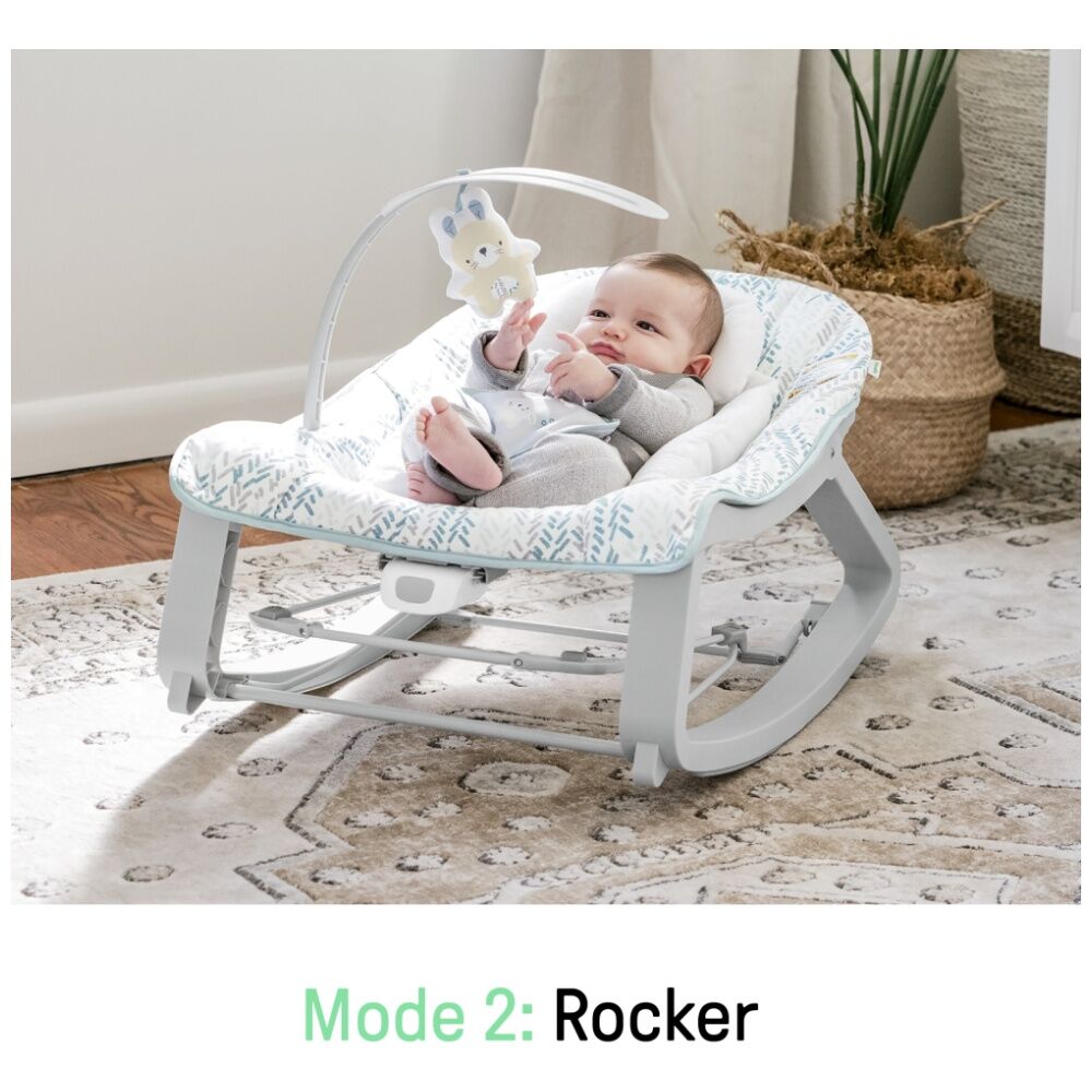 Ingenuity Keep Cozy 3 in 1 Grow with Me Baby Bounce & Rock Seat 0m+
