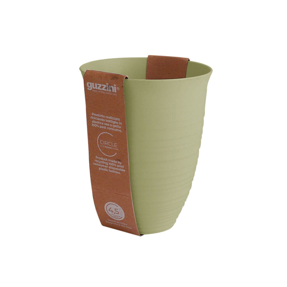 6PK Guzzini Earth Tierra Plastic Tall Tumbler Drinking Cup 520ml 12.4cm Green