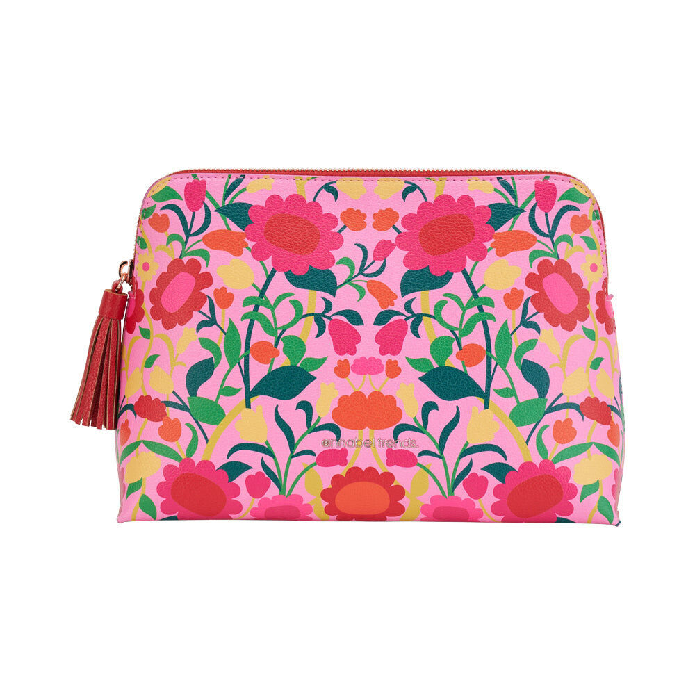 2PK Annabel Trends Vanity Bag Large 25x18cm - Flower Patch